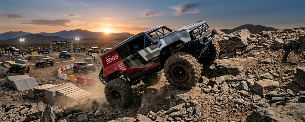 Is MJX Hyper Go H18P rc car outrunner brushless smooth for crawling?