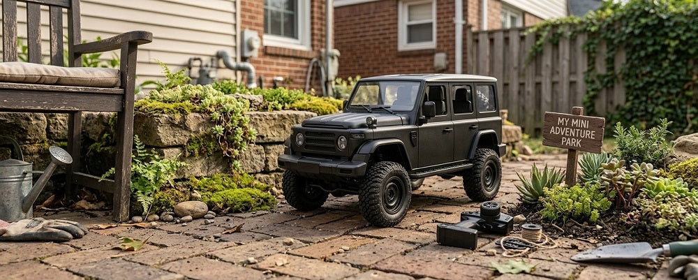 Is battery replacement easy on the MN Model MN212 1/10 scale rock rc crawler?