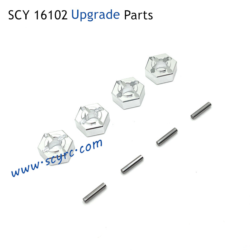 SUCHIYU SCY 16102 RC Car Upgrade Parts Metal Wheel Hex – scyrc