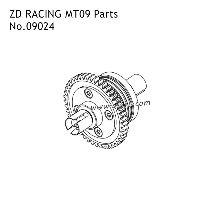 ZD Racing MT09 RC Car Parts Center Differential Set 09024