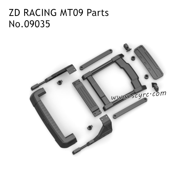 ZD Racing MT09 RC Car Parts Body Accessory Set 09035