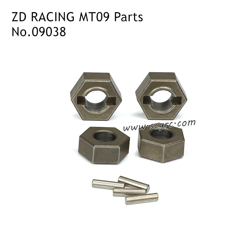 ZD Racing MT09 RC Car Parts Hex Wheel Hub Set 09038