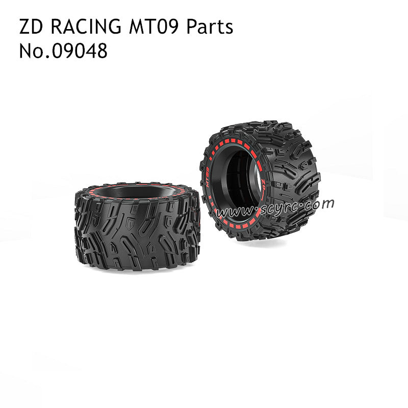 ZD Racing MT09 Parts Tire Tread Set 09048