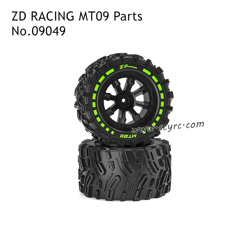 ZD Racing MT09 Parts Truck Tire Set 09049