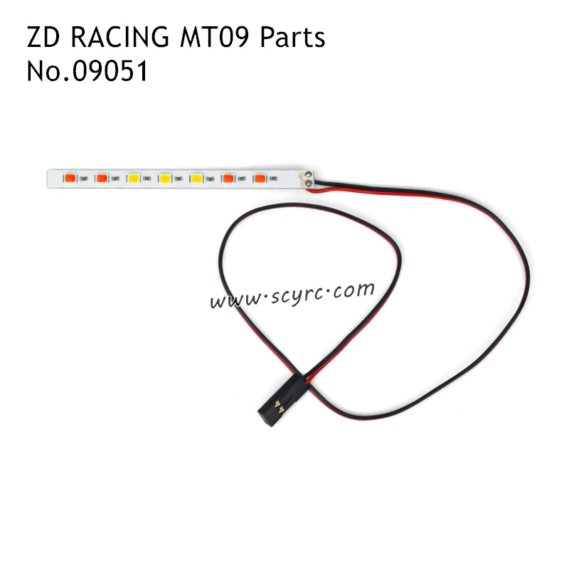 ZD Racing MT09 Parts Body Rear Light Bar Set 09051
