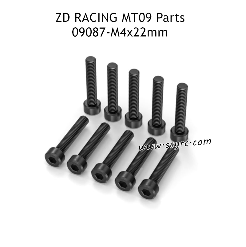 ZD RACING DBX09 Parts M4x22mm Cup Head Hex Socket Screw 09087 