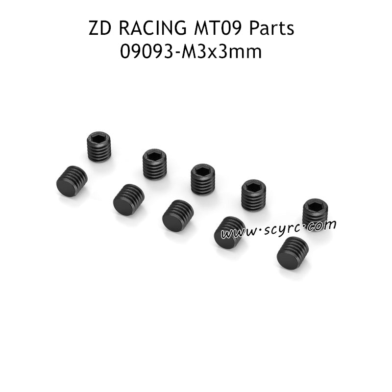 ZD RACING DBX09 Parts M3x3mm Set Screw 09093 
