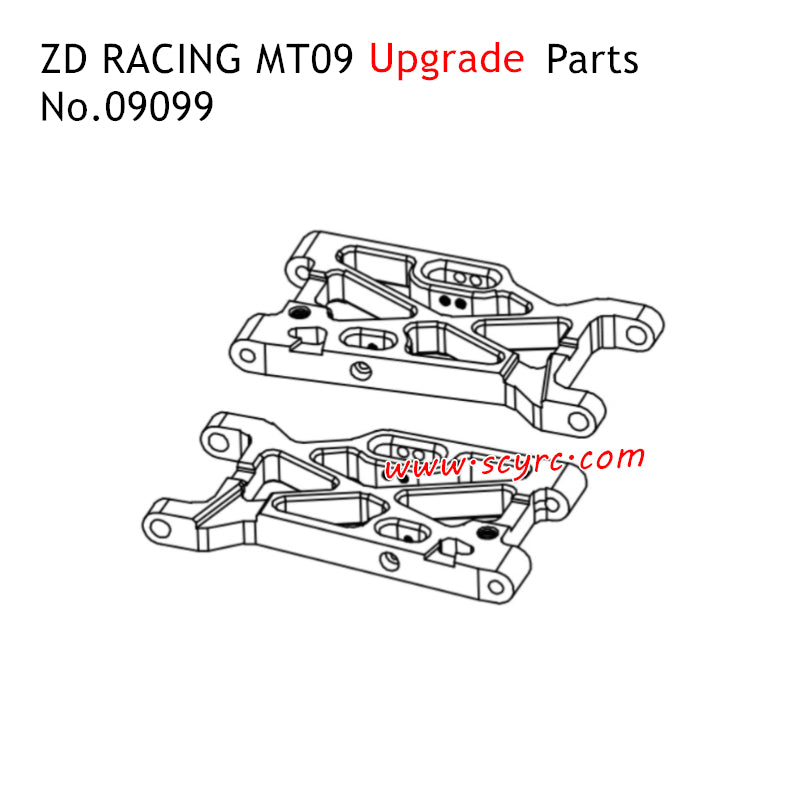 ZD Racing MT09 Upgrade Parts Metal Lower Suspension Arm Set 09099