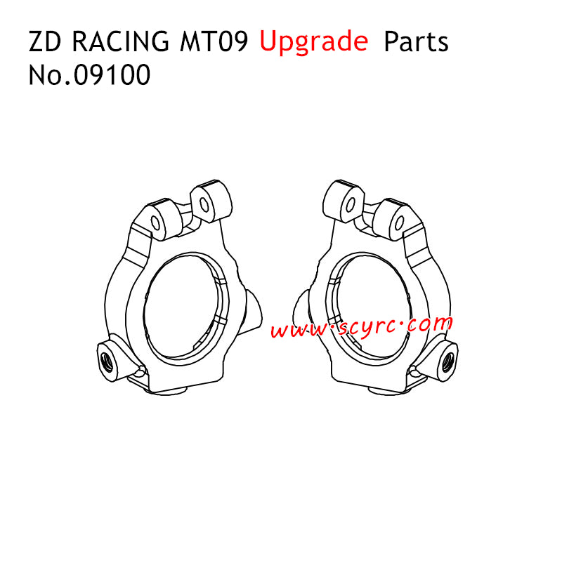 ZD Racing MT09 Upgrade Parts Metal C Hub Set 09100