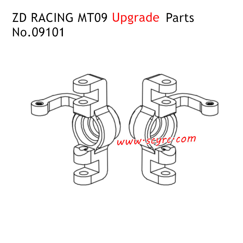 ZD Racing MT09 Upgrade Parts Metal Steering Arm Set 09101