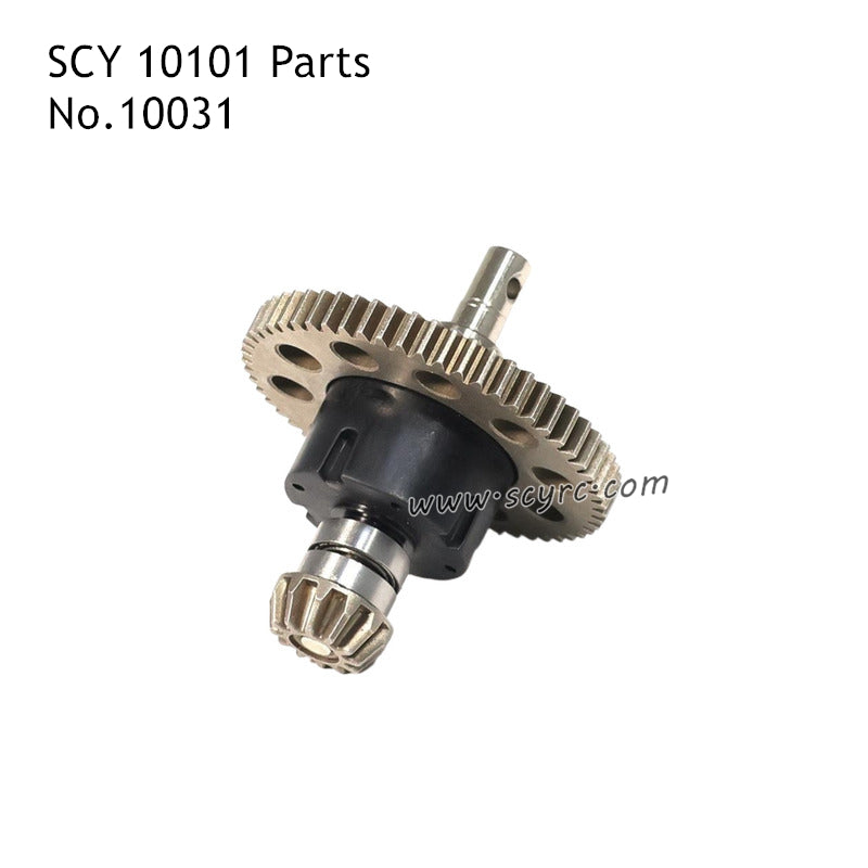 SCY 10101 RC Car Parts Metal Central Differential Assembly without Differential Gear 10031