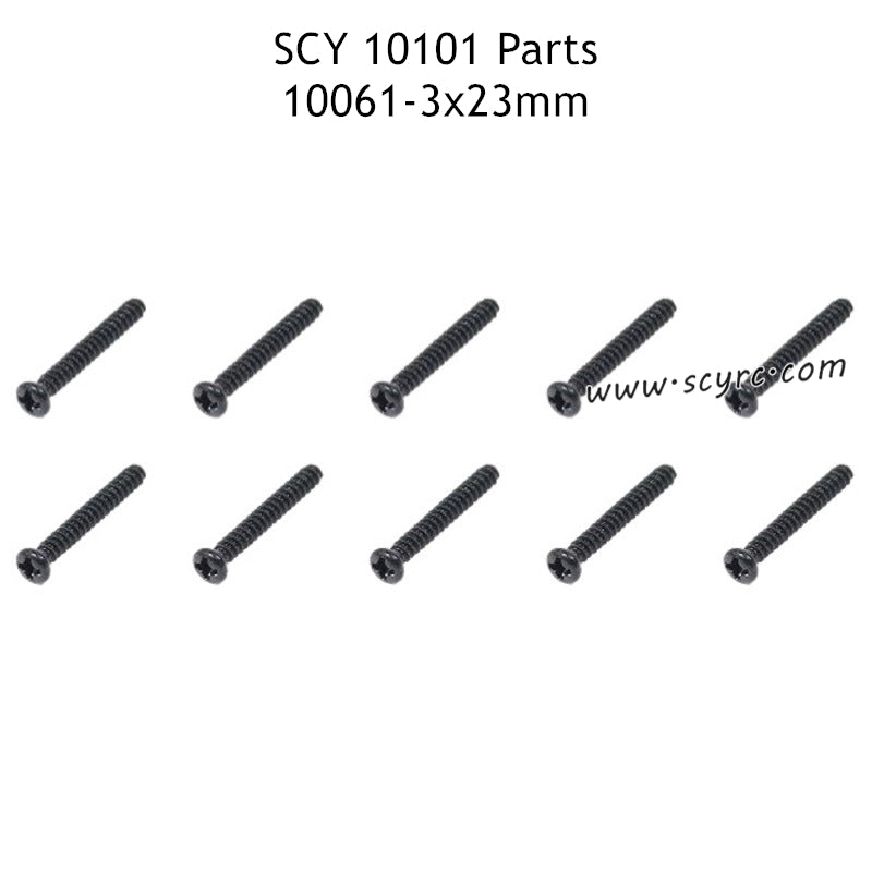 SUCHIYU 10101 Parts PB 3x23mm Cross Round Head Self Tapping Screw 10061 