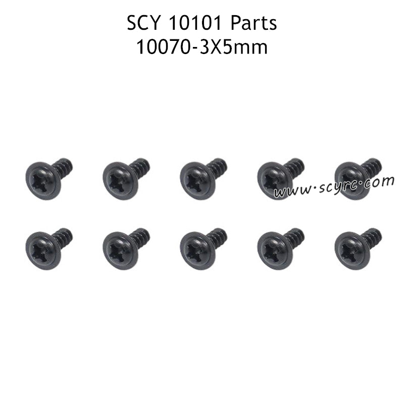 SUCHIYU 10101 Parts PWB 3x5mm Phillips Pan Head Washer Face Machine Screw 10070 