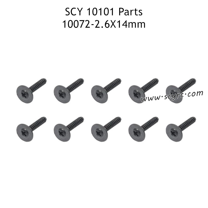 SUCHIYU 10101 Parts PWB 2.6x14mm Phillips Pan Head Washer Face Machine Screw 10072 