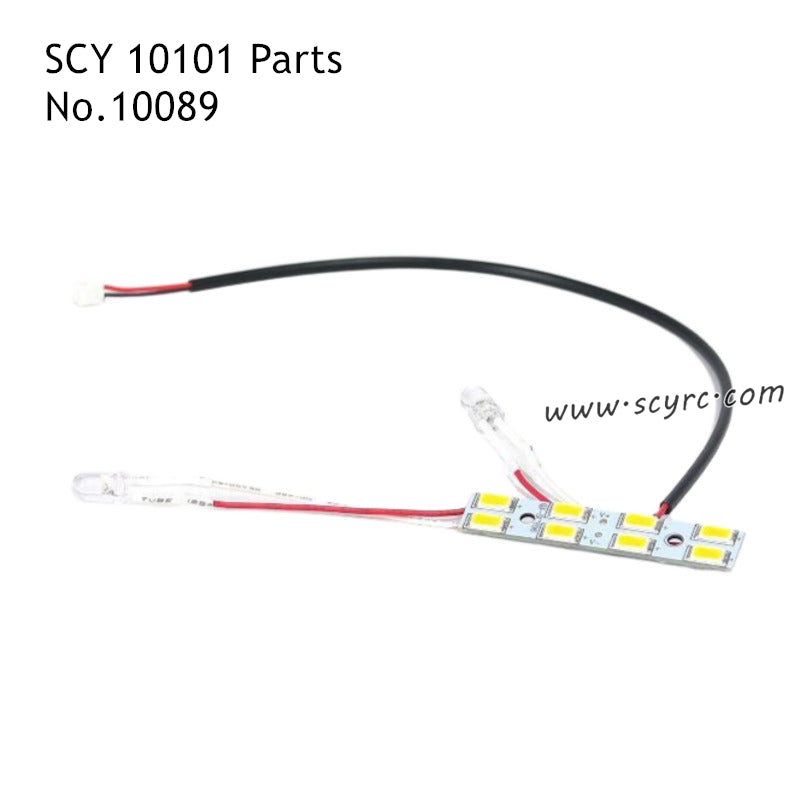 SCY 10101 RC Car Parts Front Bumper Light Panel 10089