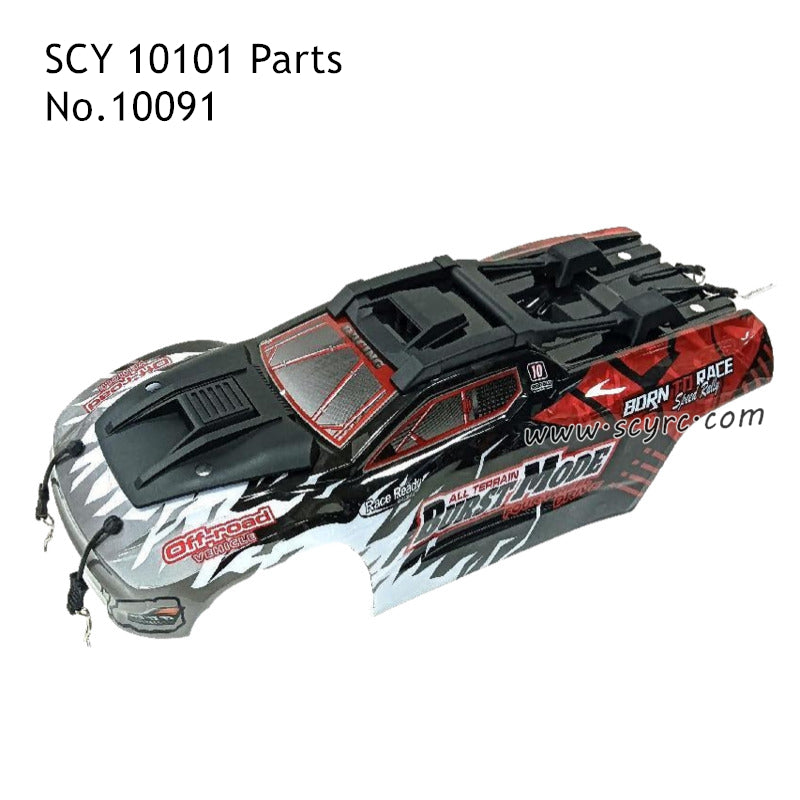 SCY 10101 RC Car Parts Car Shell Assembly 10091