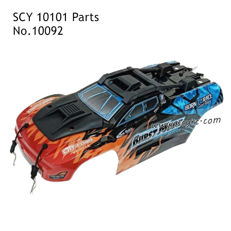 SCY 10101 RC Car Parts Car Shell Assembly 10092