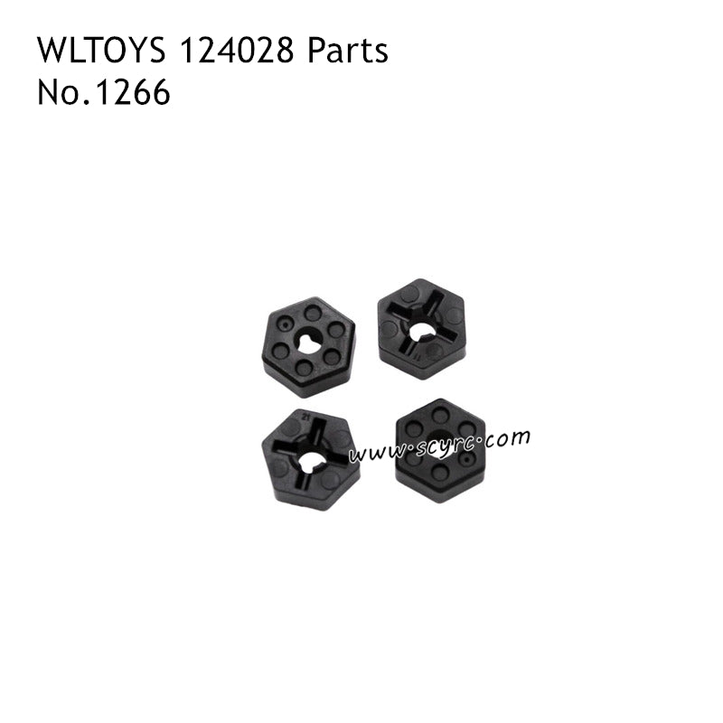 Wltoys 124028 High Speed RC Car Parts Hex Nut 1266