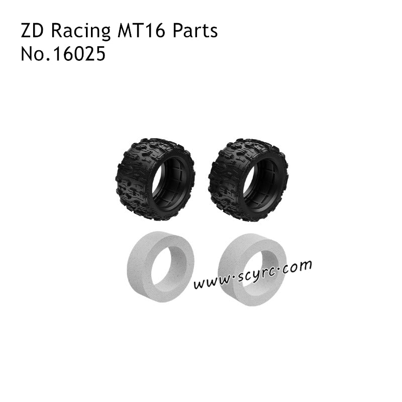 ZD Racing MT16 RC Truck Parts Tire Skin with Sponge 16025