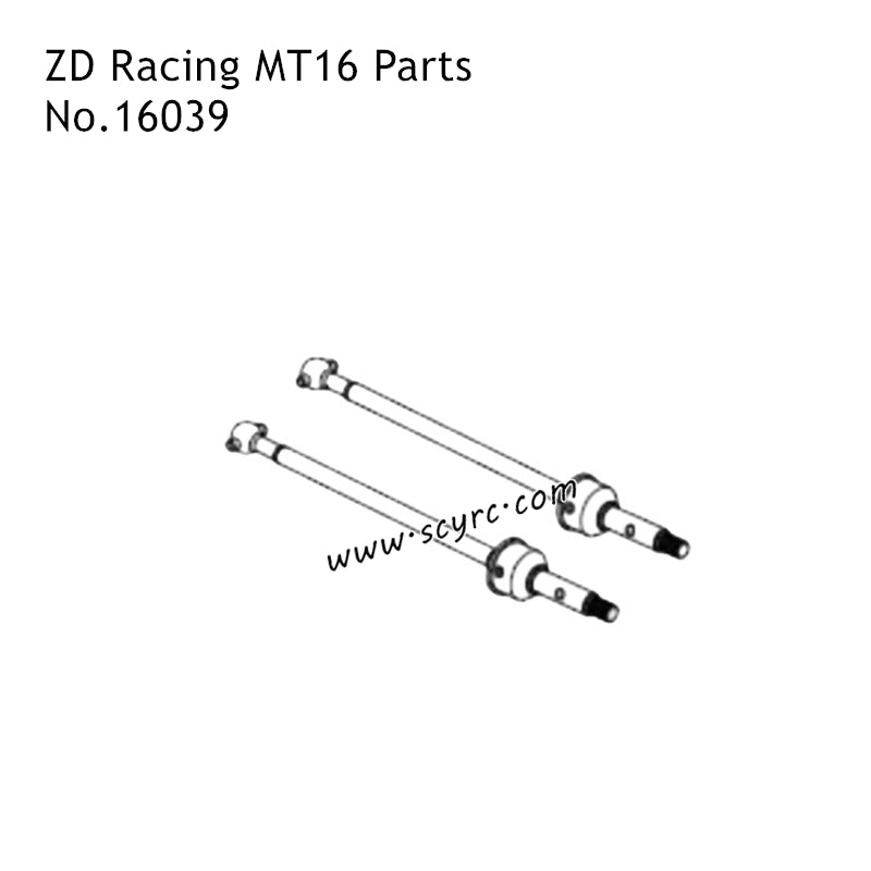 ZD Racing MT16 RC Truck Parts Front Dog Bones Shaft 16039