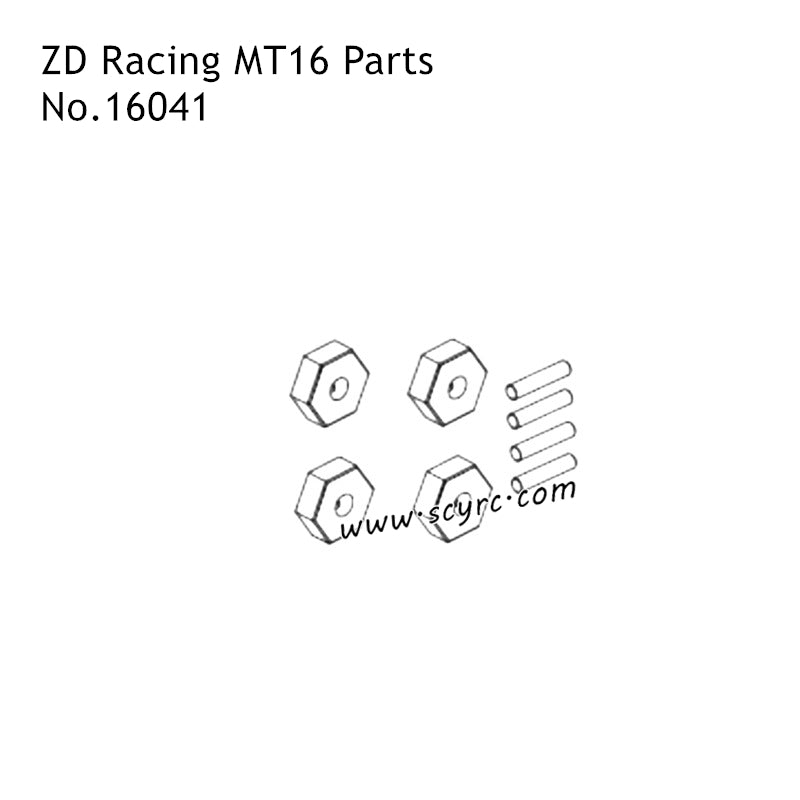 ZD Racing MT16 RC Truck Parts Hexagonal Adapter 16041