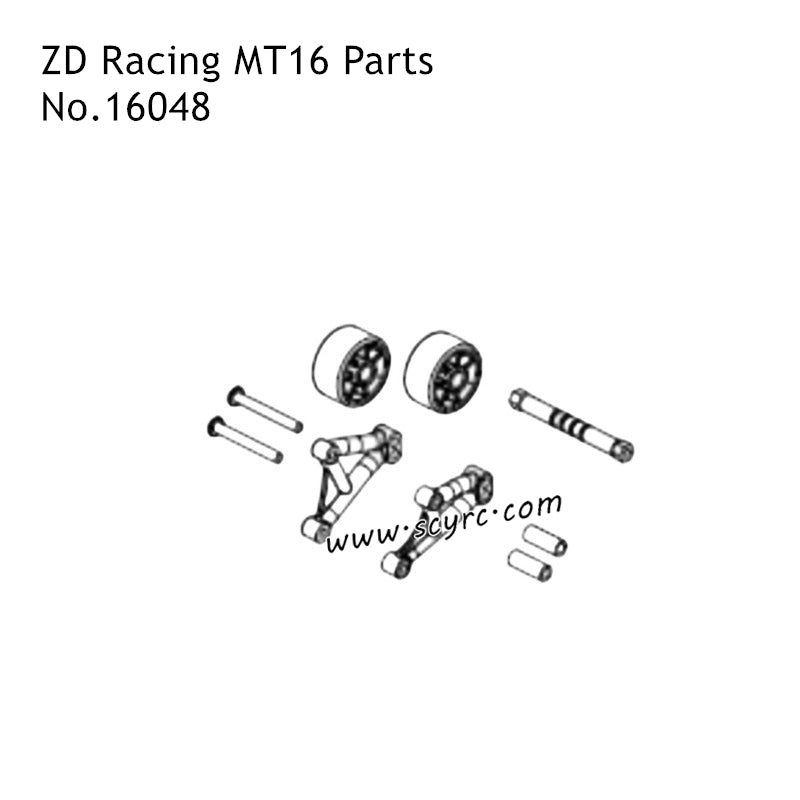 ZD Racing MT16 High Speed Off-road RC Car Parts Head-up Wheels 16048