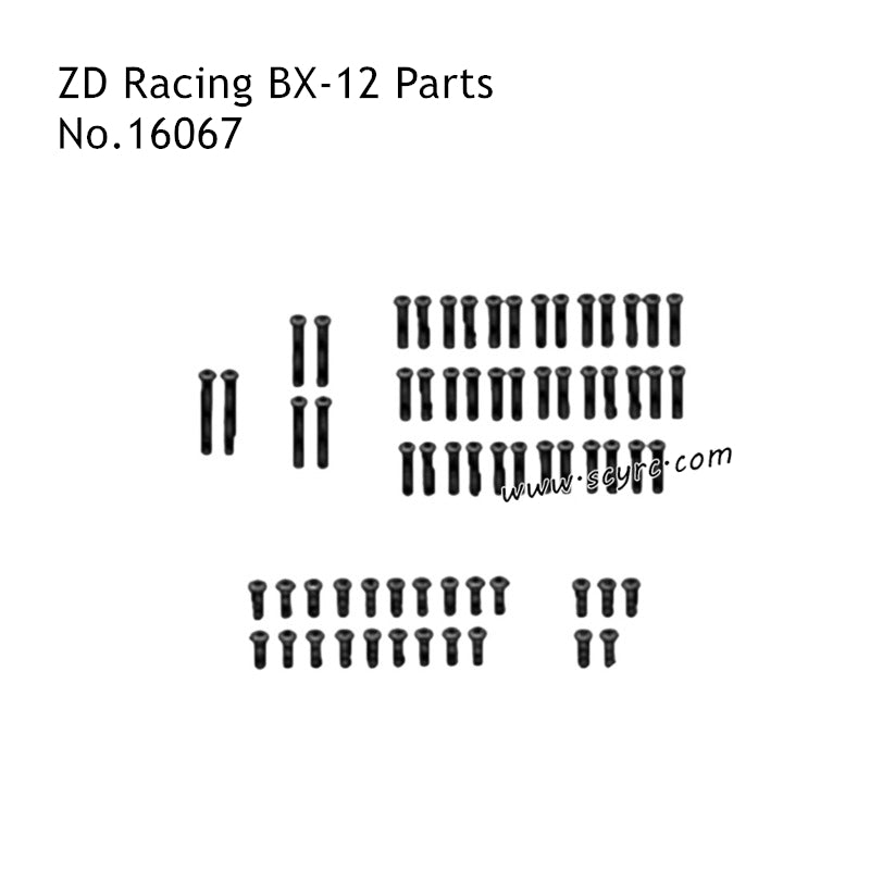 ZD Racing BX12 Parts Screws 16067
