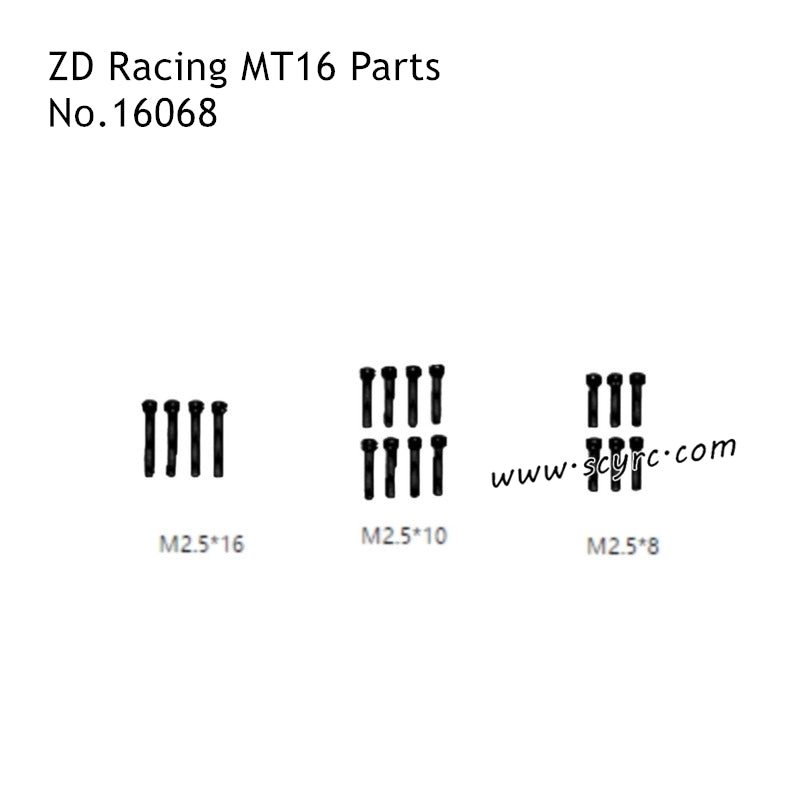 ZD Racing MT16 RC Car Parts Cup Head Screws 16068