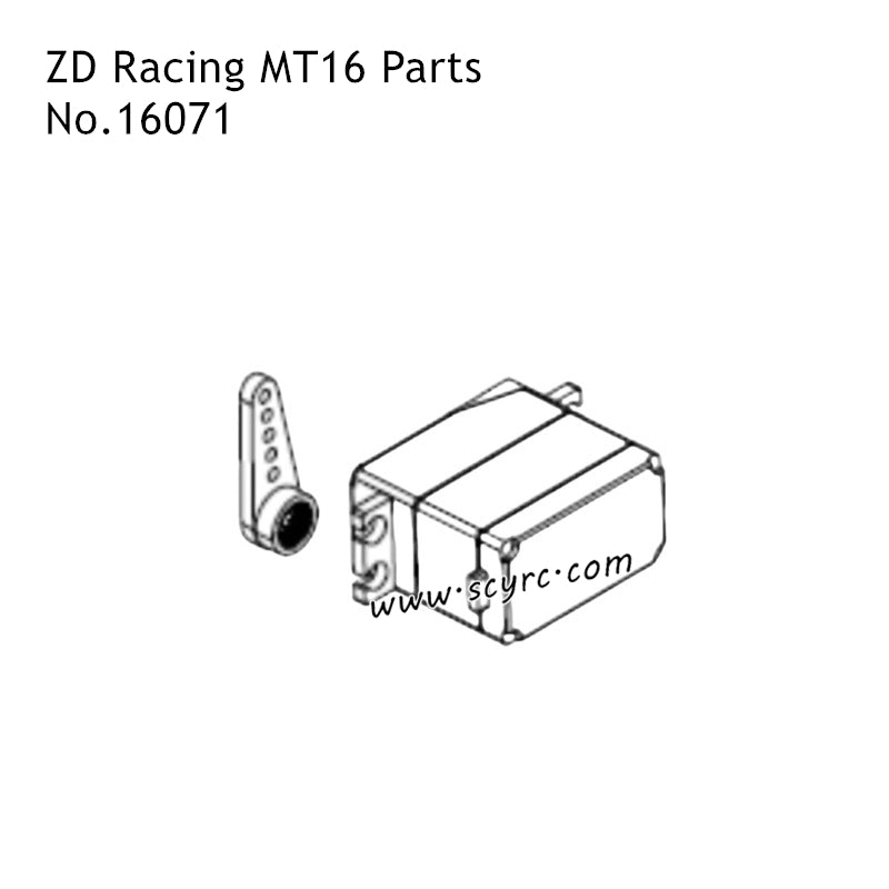 ZD Racing MT16 High Speed Off-road RC Car Parts 20g Waterproof Servo 16071