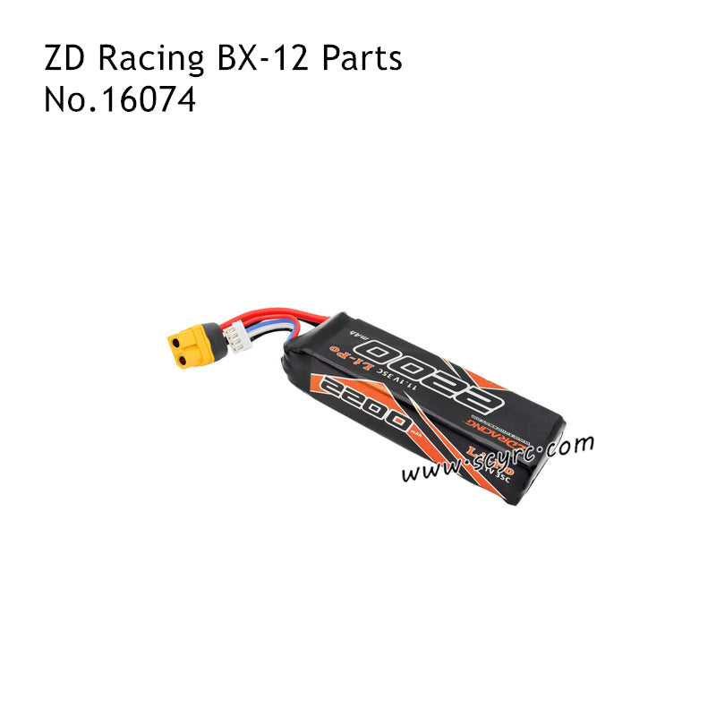 ZD Racing BX12 Brushless RC Car Parts 11.1V  2200mAh Battery 16074