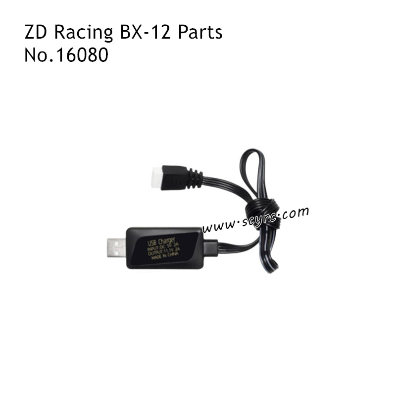 ZD Racing BX12 Brushless RC Car Parts USB Charger 16080