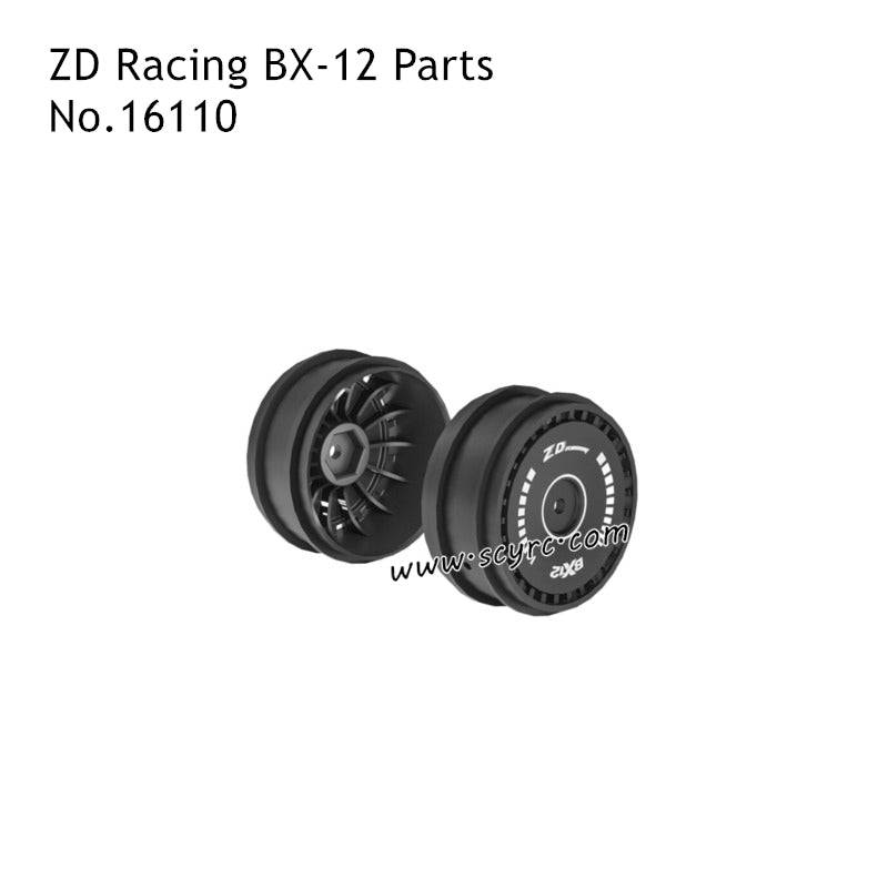 ZD Racing BX12 RC Truck Parts Front Wheels Hubs 16110