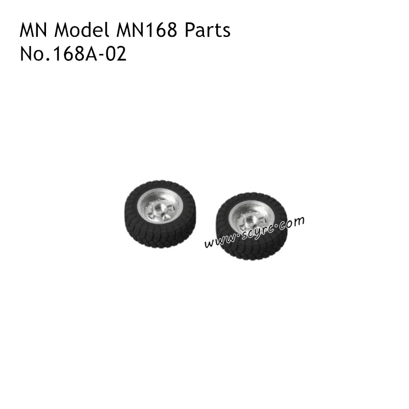 MN Model MN168 RC Car Parts Tires 168A-02 2pcs