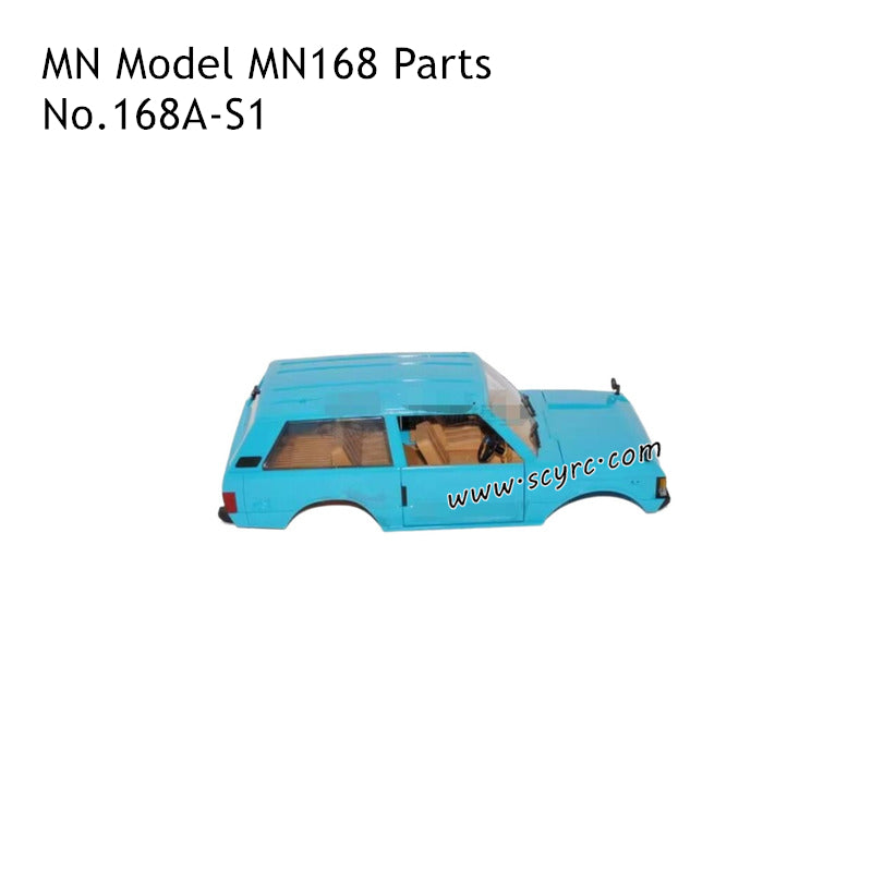 MN Model MN168 RC Car Parts Car Shell with Led Blue 168A-S1