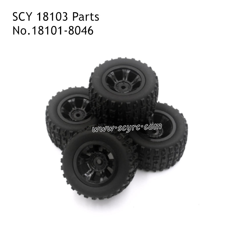  SCY 18103 RC Car Parts Tires 18101-8046 