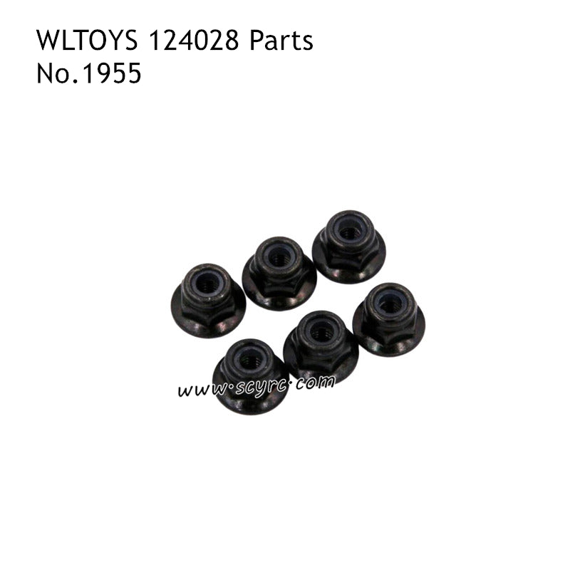 WLTOYS 124028 RC Truck Parts M3 Flange Nut 1955