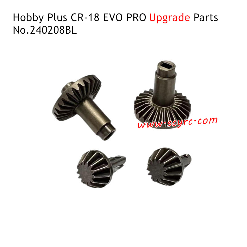 Hobby Plus CR 18 EVO Pro RC Car Parts Front and Rear Axle Gears 240208BL 