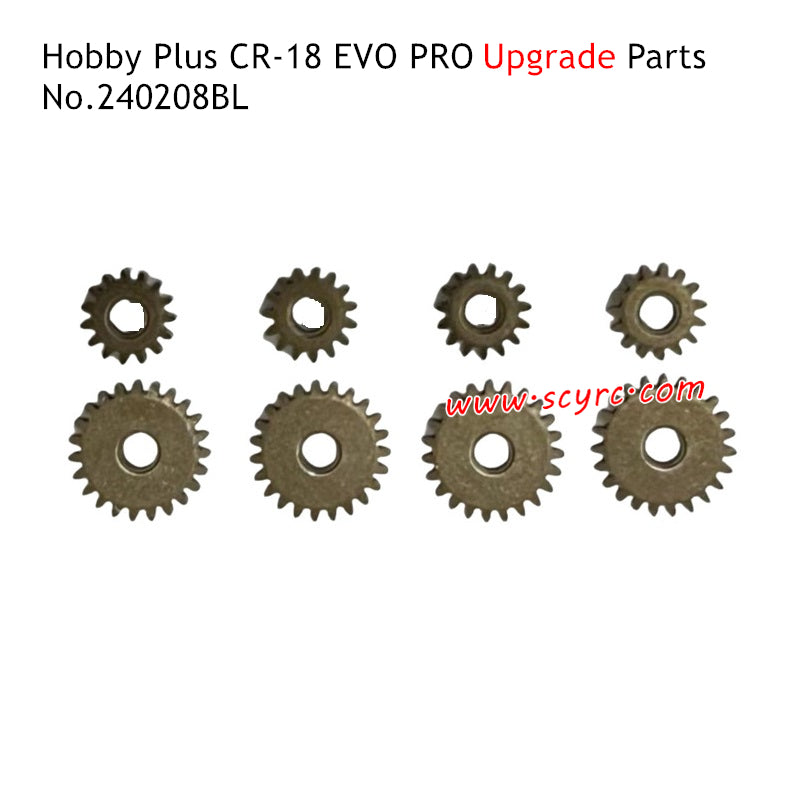 Hobby Plus CR 18 EVO Pro RC Car Parts Door Bridge Gear 240238BL 