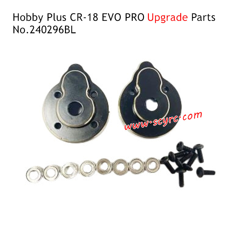Hobby Plus CR 18 EVO Pro RC Car Parts Rear Axle Counterweight 240296BL 