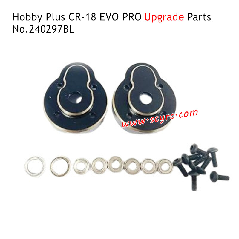 Hobby Plus CR 18 EVO Pro RC Car Parts Front Axle Counterweight 240297BL 