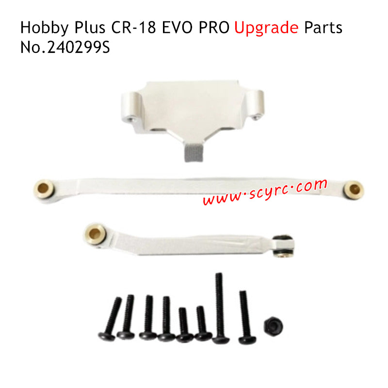 Hobby Plus CR 18 EVO Pro Parts Metal Servo Mount and Steering Linkage 240299S 