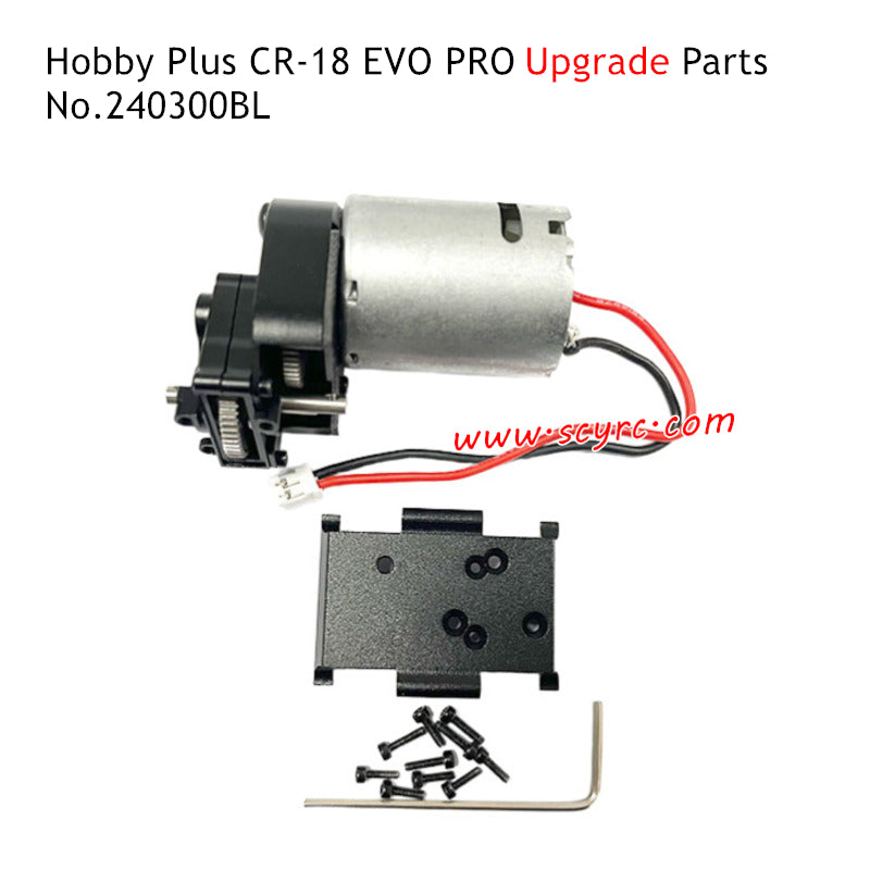 Hobby Plus CR 18 EVO Pro Parts 370 Center Reduction Gearbox Assembly  240300BL 