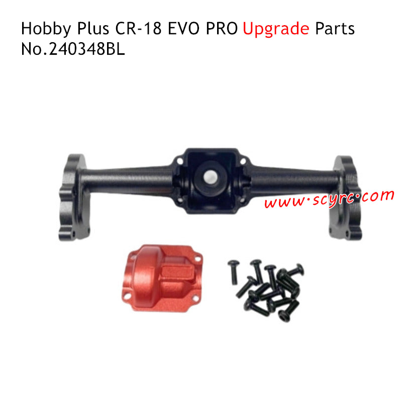 Hobby Plus CR 18 EVO Pro Parts Rear Axle Housing 240348BL 