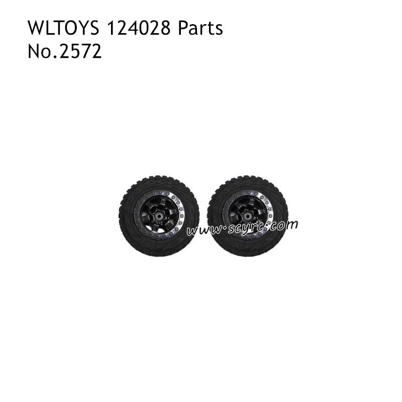 Wltoys 124028 Brushless RC Car Parts Tires 2572