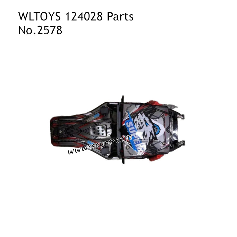 Wltoys 124028 Brushless RC Car Parts Car Shell Kit 2578
