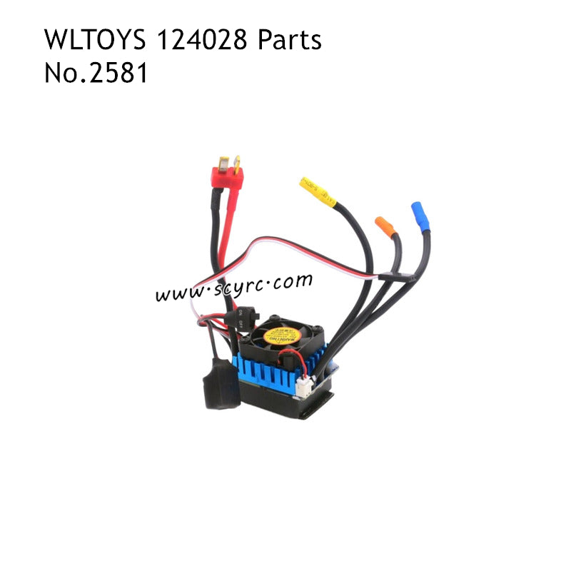 Wltoys 124028 Brushless RC Car Parts Brushless ESC 2581