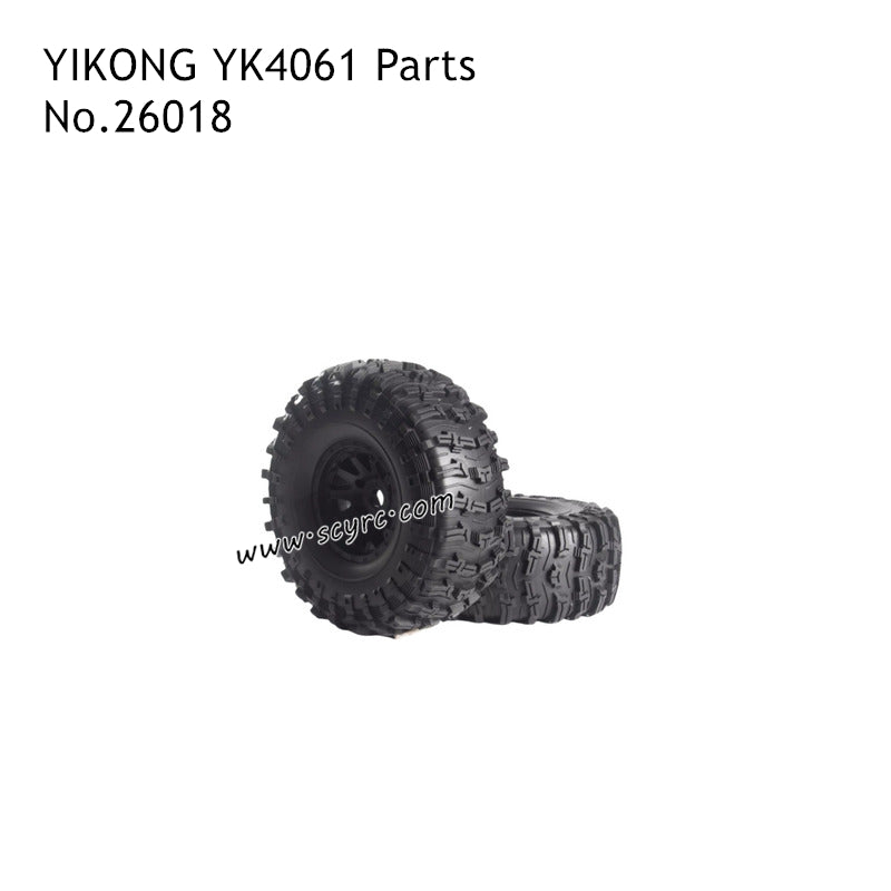 YIKONG YK4061 RC Car Parts Tire Assembly 26018