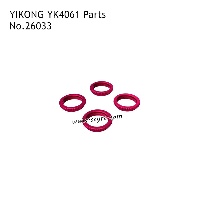 YIKONG YK4061 High Speed RC Car Parts Shock Absorber Adjustment Ring 26033