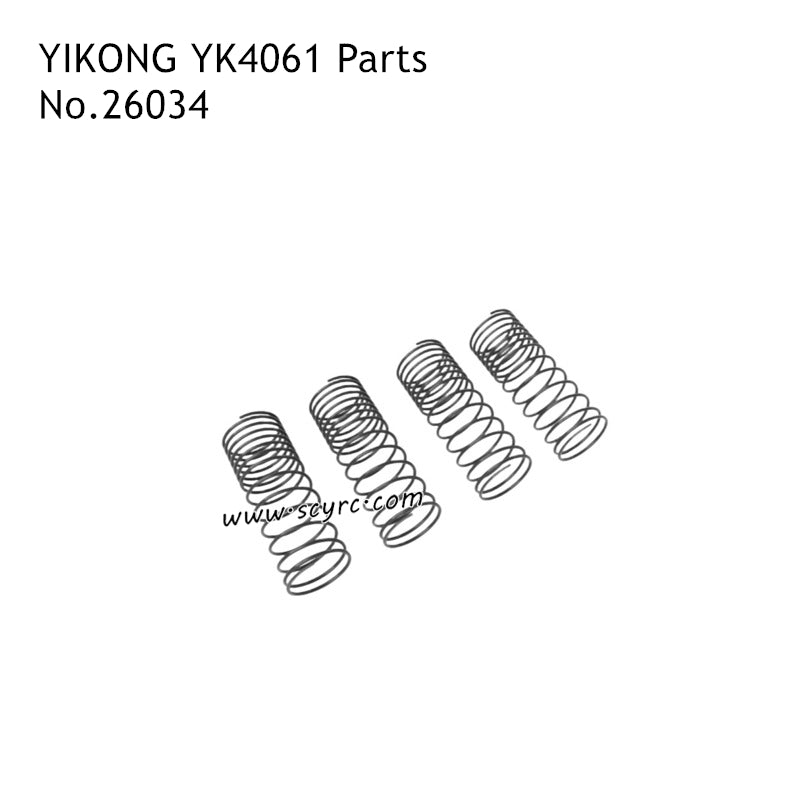 YIKONG YK4061 High Speed RC Car Parts Shock Absorber Spring 26034