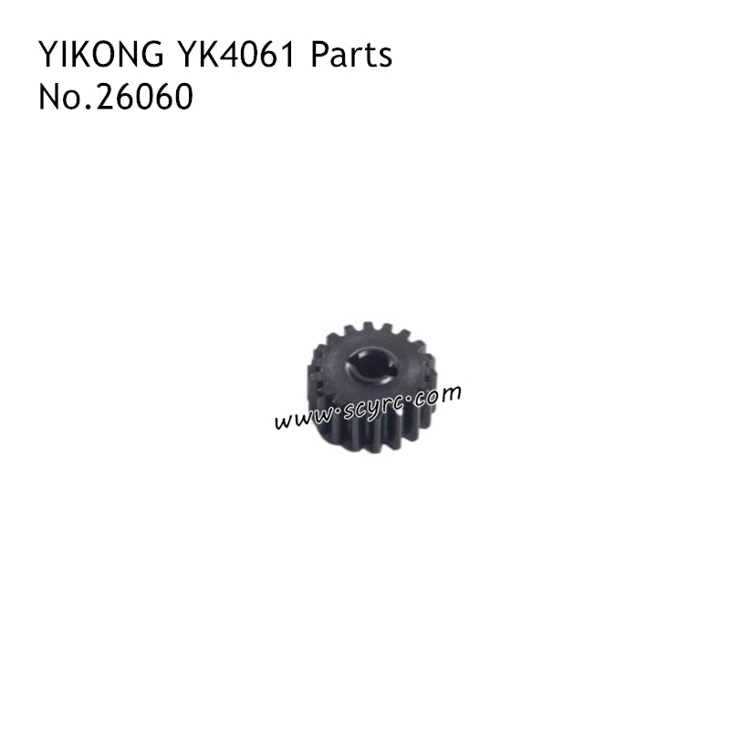 YIKONG YK4061 High Speed RC Car Parts 18T Shift Gear with Axle Pin Hole 26060
